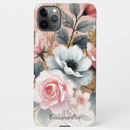 Classy Chic Rozen Fine Art Botanische Schilderij iPhone Hoesje (Achterkant)
