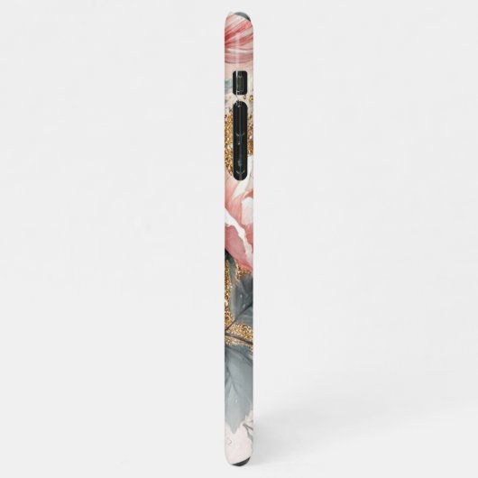 Classy Chic Rozen Fine Art Botanische Schilderij iPhone Hoesje (Linkerkant)