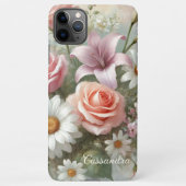 Classy Chic Rozen Fine Art Botanische Schilderij iPhone Hoesje (Achterkant)