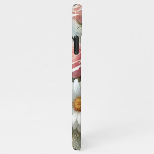 Classy Chic Rozen Fine Art Botanische Schilderij iPhone Hoesje (Rechterkant)