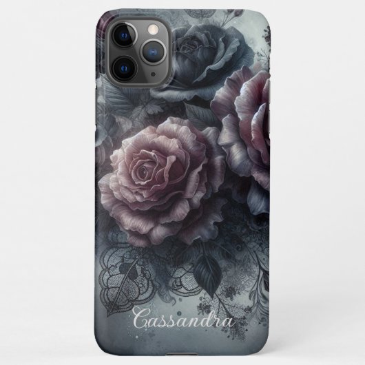 Classy Chic Rozen Fine Art Botanische Schilderij iPhone Hoesje (Achterkant)