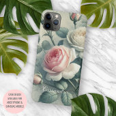 Classy Chic Rozen Fine Art Botanische Tekening Case-Mate iPhone Case