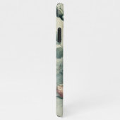 Classy Chic Rozen Fine Art Botanische Tekening iPhone Hoesje (Rechterkant)