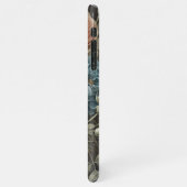 Classy Chic Rozen Fine Art Botanische Tekening iPhone Hoesje (Linkerkant)