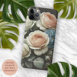 Classy Chic Rozen Fine Art Botanische Tekening iPhone 11Pro Max Hoesje