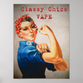 Classy Chics vape Rosie Poster (Voorkant)