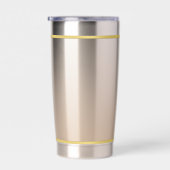 Classy chique elegante moderne champagne gepersona geïsoleerde drinkbeker (Rechts)