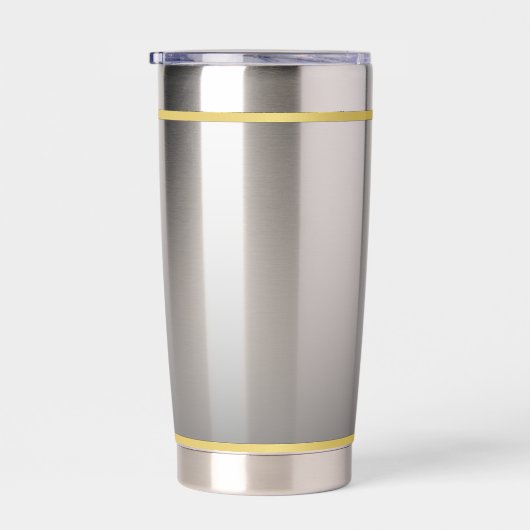 Classy chique elegante moderne zwart gepersonalise geïsoleerde drinkbeker (Rechts)