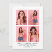 CLASSY CHIQUE FOTOCOLLAGE AFSTUDEREN AANKONDIGING (Voorkant)