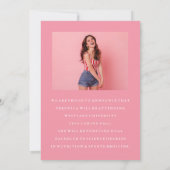 CLASSY CHIQUE FOTOCOLLAGE AFSTUDEREN AANKONDIGING (Achterkant)