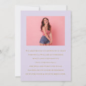 CLASSY CHIQUE FOTOCOLLAGE AFSTUDEREN AANKONDIGING (Achterkant)