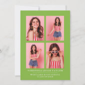 CLASSY CHIQUE FOTOCOLLAGE AFSTUDEREN AANKONDIGING (Voorkant)