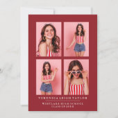 CLASSY CHIQUE FOTOCOLLAGE AFSTUDEREN AANKONDIGING (Voorkant)