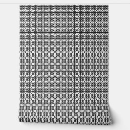 Classy chique zwart-wit geometrische deco modern behang