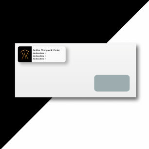 Classy Chiropractor Bulk Return-adreslabels Etiket