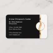 Classy Chiropractor Kantoor Spine Center Visitekaartje (Voorkant)