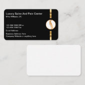 Classy Chiropractor Medical Visitekaartjes (Voorkant / Achterkant)