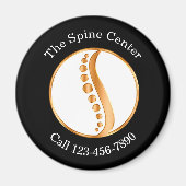 Classy Chiropractor Spine Business Magnets Magneet (Voorkant)