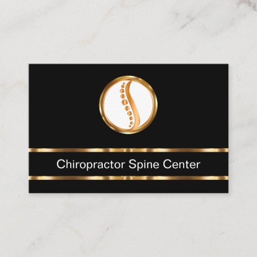 Classy Chiropractor Spine Center Visitekaartje (Voorkant)