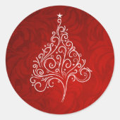 Classy Christmas Envelope Sticker (Voorkant)