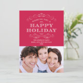 CLASSY CHRISTMAS | HOLIDAIRE FOTOKAART FEESTDAGENKAART (Staand voorkant)