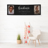 Classy Class of 2023 Script Text 2 Photo - Black Spandoek (Insitu)