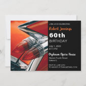 Classy Classic Birthday Invitation Kaart (Achterkant)