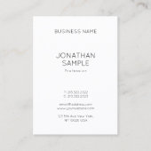 Classy Clean Professional Design Modern Plain Visitekaartje (Voorkant)