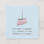 Classy Cleaning Residence Services Plakken Roos Ro Vierkante Visitekaartje (Voorkant)