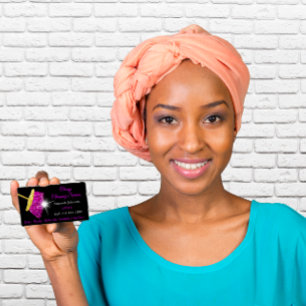 Classy Cleaning Residence Services roze Gold Maid Visitekaartje