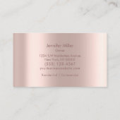 Classy Cleaning Service Duster Roos Gold Visitekaartje (Achterkant)