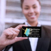 Classy Cleaning Service Elegant Sparkly Visitekaartje