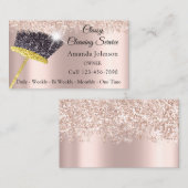Classy Cleaning Service Maid Gold Residence Roos Visitekaartje (Voorkant / Achterkant)