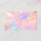 Classy Cleaning Service Maid Pink Holograaf Visitekaartje (Achterkant)