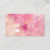 Classy Cleaning Service Maid Pink Spark Roos Visitekaartje (Achterkant)