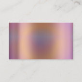 Classy Cleaning Service Maid Roos Silver Holograaf Visitekaartje (Achterkant)