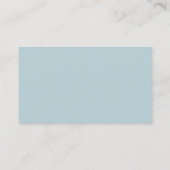 Classy Cleaning Service Maid Silver Broom Crown Visitekaartje (Achterkant)