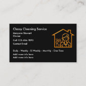 Classy Cleaning Service Moderne Visitekaartjes (Voorkant)