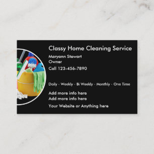 Classy Cleaning Service Moderne Visitekaartjes