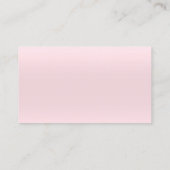 Classy Cleaning Service Residential Silver Pink Visitekaartje (Achterkant)