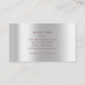 Classy Cleaning Service Roos Gold Simple Visitekaartje (Achterkant)