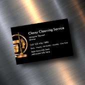 Classy Cleaning Services Design Visitekaartje Magneet