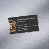Classy Cleaning Services Design Visitekaartje Magneet (Voorbeeld)