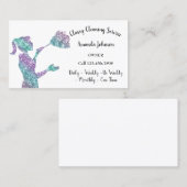 Classy Cleaning Services Glitter Logo Maid Visitekaartje (Voorkant / Achterkant)