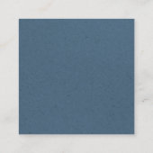 Classy Cleaning Services Gold Logo Maid Kraft Blue Vierkante Visitekaartje (Achterkant)