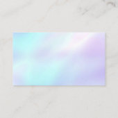 Classy Cleaning Services Holografen Blue Glitter Visitekaartje (Achterkant)