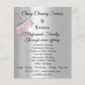 Classy Cleaning Services House Grijze roze F Flyer (Voorkant)