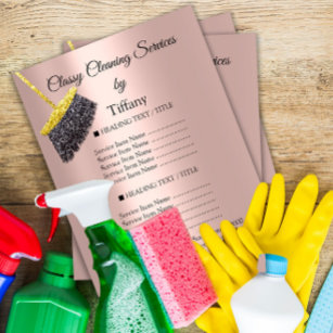 Classy Cleaning Services House Handhaaft Maid Pric Flyer