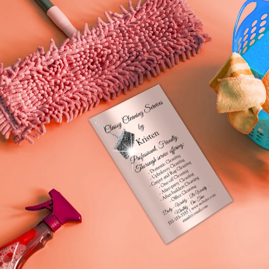 Classy Cleaning Services House Handhaving Roos QRC Visitekaartje