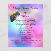 Classy Cleaning Services House HOlographic Flyer (Voorkant)